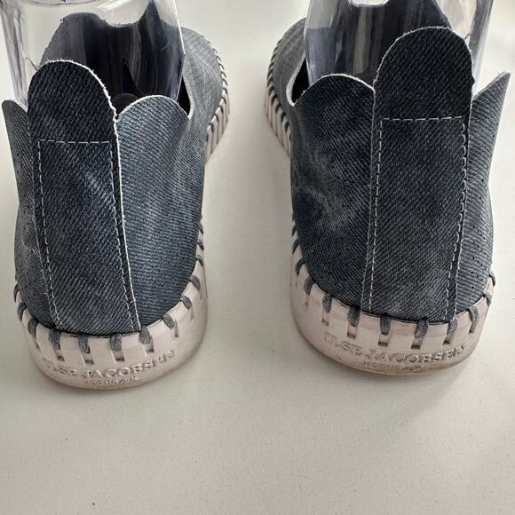 Ilse Jacobsen Tulip Dark Blue Wash Slip On Flex Travel Shoes EU 40 US 9 - Picture 4 of 7